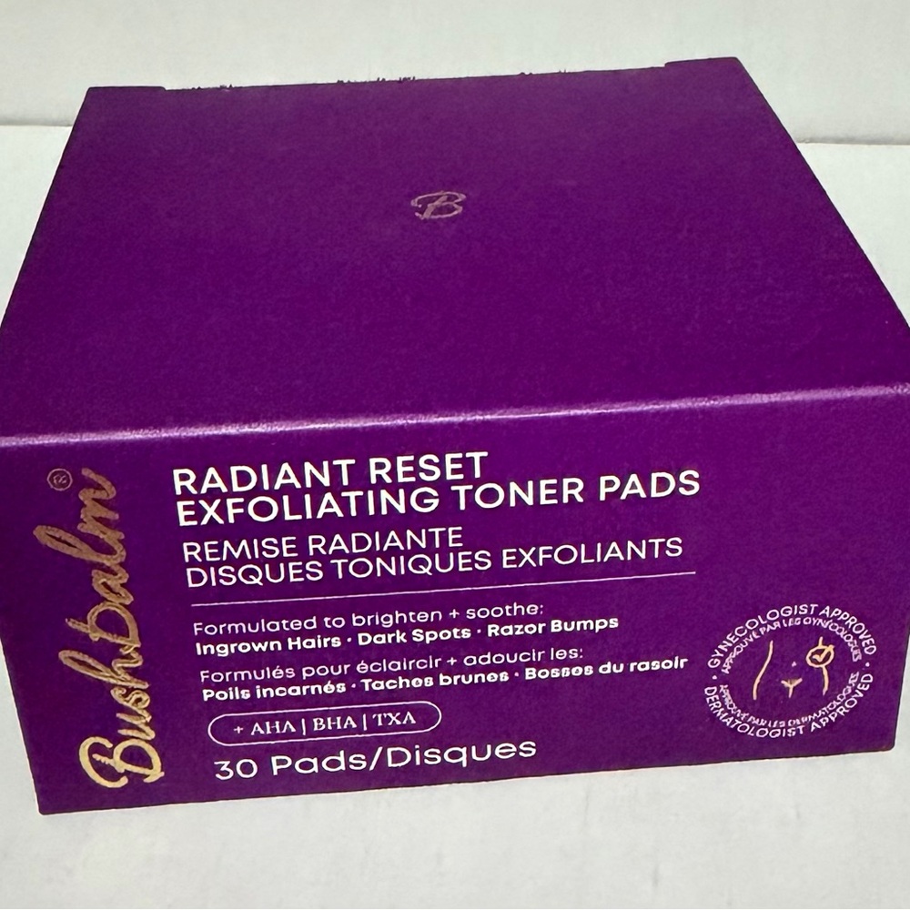 Bushbalm Radiant Reset Exfoliating Toner Pads